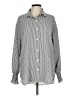 Unbranded Houndstooth Gray Black Long Sleeve Blouse Size L - photo 1