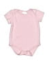 Assorted Brands Solid Pink Short Sleeve Onesie Size 3-6 mo - photo 1