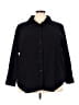 Bill Blass Solid Black Long Sleeve Blouse Size 3X - photo 1