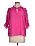 CeCe 100% Polyester Pink 3/4 Sleeve Blouse Size M - photo 1