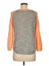 J.Crew Factory Store Color Block Orange Pullover Sweater Size M - photo 2