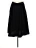 H&M 100% Polyester Solid Black Formal Skirt Size 10 - photo 1