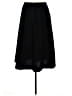 H&M 100% Polyester Solid Black Formal Skirt Size 10 - photo 2