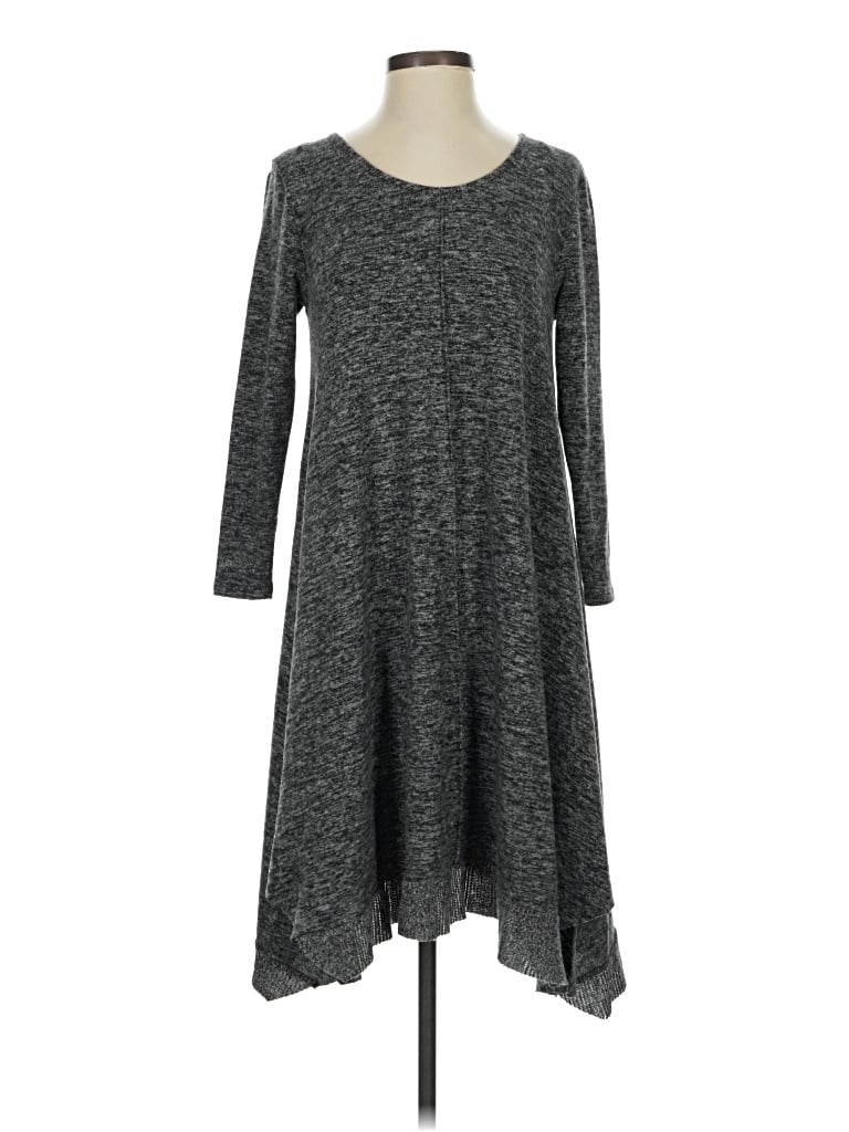Altar'd State Casual Dress - High Low: Gray Dresses - Used - Size Small