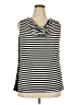Roz & Ali Black Sleeveless T-Shirt Size 2X - photo 1