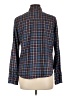 Hollister Plaid Blue Long Sleeve Button-Down Shirt Size L - photo 2