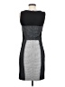Yoana Baraschi Houndstooth Color Block Plaid Gray Cocktail Dress Size 2 - photo 2