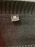 Unbranded Solid Black Pullover Sweater Size M - photo 7