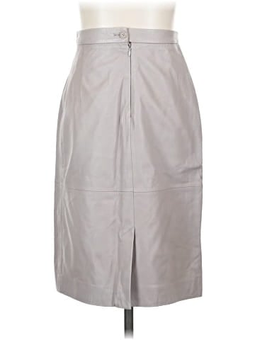 Pure Collection Faux Leather Skirt (view 2)