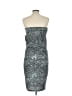 Veronica M. Chevron-herringbone Gray Silver Casual Dress Size L - photo 2
