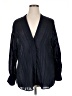 Vince. Black Long Sleeve Blouse Size 1X - photo 1