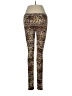 Truly Madly Deeply Animal Print Gold Brown Leggings Size M - photo 2