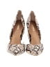 Express Animal Print Ivory Heels Size 6 - photo 2