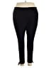 Lyssé Solid Black Active Pants Size 3X - photo 2
