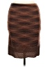 Missoni Chevron-herringbone Brown Wool Skirt Size M - photo 2