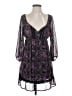 Flying Tomato 100% Polyester Paisley Purple Cocktail Dress Size S - photo 1