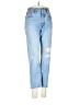 Levi's 100% Cotton Graphic Blue Jeans Size 25 waist - photo 1