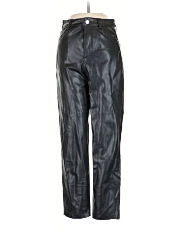 Zara Faux Leather Pants (view 1)