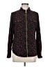 MICHAEL Michael Kors 100% Polyester Floral Black Long Sleeve Blouse Size M - photo 1