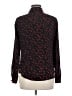 MICHAEL Michael Kors 100% Polyester Floral Black Long Sleeve Blouse Size M - photo 2