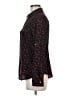 MICHAEL Michael Kors 100% Polyester Floral Black Long Sleeve Blouse Size M - photo 5