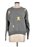 Lush Stars Gray Pullover Sweater Size M - photo 1