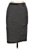 Assorted Brands Stripes Black Casual Skirt Size L - photo 1