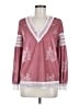 Unbranded 100% Polyester Burgundy Long Sleeve Blouse Size M - photo 1