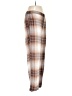 American Eagle Outfitters Plaid Brown Casual Pants Size S - photo 4