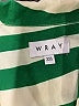 Wray Stripes Green Short Sleeve Blouse Size XXS - photo 7