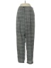Divided by H&M 100% Polyester Plaid Gray Casual Pants Size 4 - photo 1