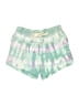 John Elliott 100% Polyester Tie-dye Green Shorts Size XS (0) - photo 1