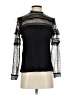 Express 100% Nylon Black Long Sleeve Top Size S - photo 1