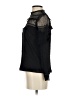 Express 100% Nylon Black Long Sleeve Top Size S - photo 5