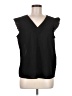 Shein 100% Polyester Black Sleeveless Blouse Size 6 - photo 1