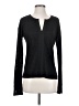 Sanctuary Black Long Sleeve Henley Size S - photo 1