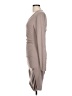 Express Solid Gray Casual Dress Size L - photo 5
