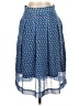 Brooklyn Industries 100% Polyester Print Blue Casual Skirt Size S - photo 1