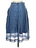 Brooklyn Industries 100% Polyester Print Blue Casual Skirt Size S - photo 2