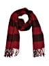 Unbranded Plaid Burgundy Red Scarf One size - photo 1