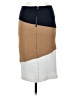 HD in Paris Color Block Tan Casual Skirt Size 6 - photo 2