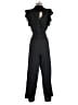 1.State 100% Polyester Solid Black Jumpsuit Size M - photo 2