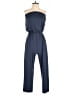 Zesica Solid Blue Jumpsuit Size M - photo 1