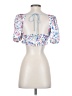 For Love Bell White Short Sleeve Blouse Size S - photo 2