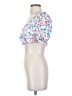 For Love Bell White Short Sleeve Blouse Size S - photo 5
