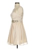 Masquerade 100% Polyester Ivory Cocktail Dress Size 3 - photo 5