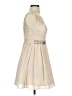 Masquerade 100% Polyester Ivory Cocktail Dress Size 3 - photo 4