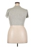 WeWoreWhat Gray Short Sleeve Turtleneck Size XL - photo 2