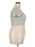WeWoreWhat Gray Short Sleeve Turtleneck Size XL - photo 4