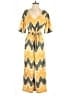 The Odells Chevron-herringbone Yellow Jumpsuit Size M - photo 1